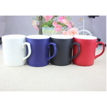 Haonai 11oz sublimation mug ceramic coffee mug color glazed mug with matt finish
